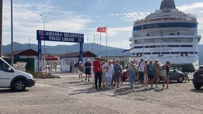 Astoria Grande kruvaziyeri Amasra'ya ikinci seferini gerçekleştirdi