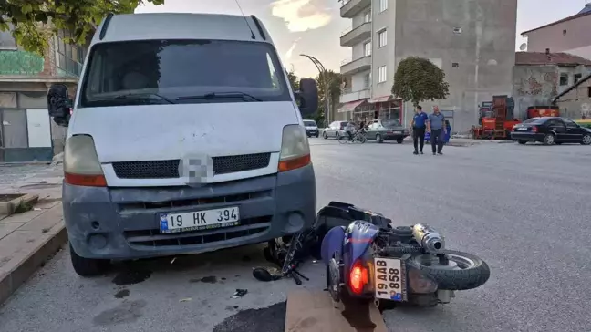 Çorum'un Alaca ilçesinde trafik kazası: İki kardeş yaralandı