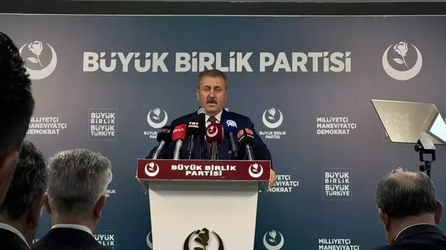 Mustafa Destici: İdamla İlgili Teklifimde Samimiyet Sınıfı Kalındı