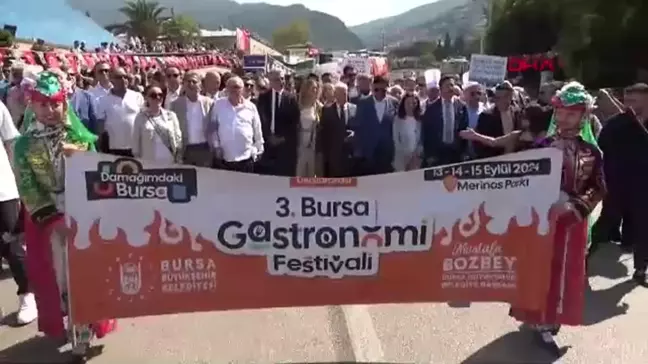 Bursa'da 3. Gastronomi Festivali Başladı