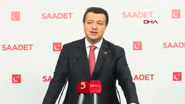 Saadet Partisi'nden Yeni Anayasa ve Şiddetle Mücadele Vurgusu