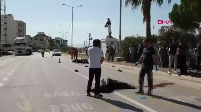 Mersin'de Tarım Aracı ile Motosiklet Çarpıştı: 1 Ölü, 1 Yaralı