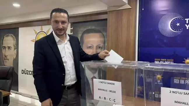 AK Parti Düzce 8. Olağan Kongresi Delege Seçimleri Gerçekleşti