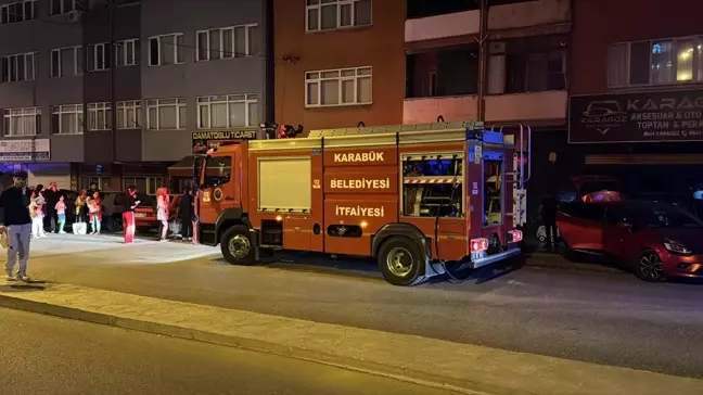 Karabük'te İş Yerinde Yangın Çıktı