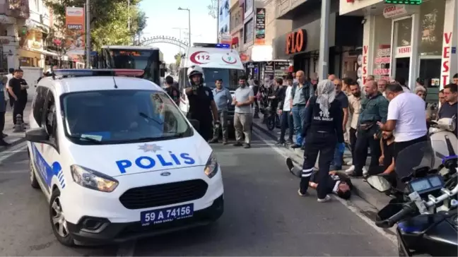 Tekirdağ Çorlu'da Motosiklet-Yaya Çarpışmasında 2 Yaralı
