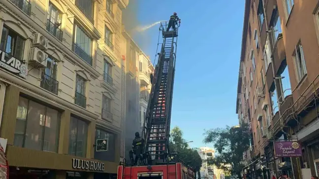 Lüleburgaz'da İş Yerinde Yangın Çıktı