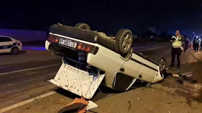 Hatay'da Tofaş otomobil takla attı, sürücü yaralandı