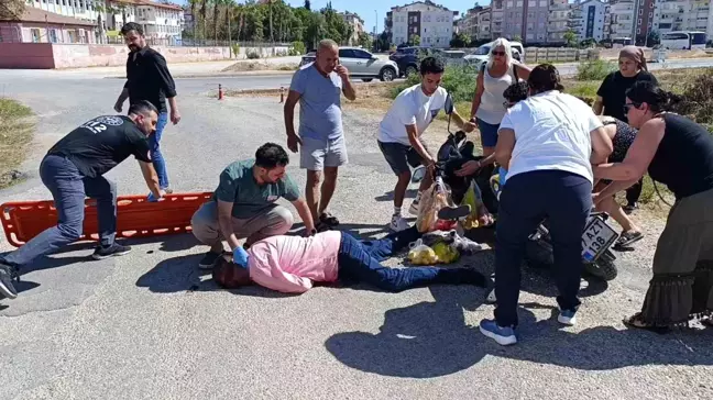 Manavgat'ta Motosiklet Kazası: 60 Yaşındaki Adam Ağır Yaralandı