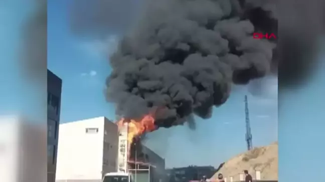 Yenimahalle'deki Öğrenci Yurdunda Yangın Çıktı