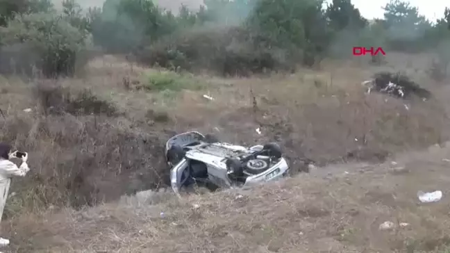 Bolu'da Sağanak Yağmur Trafik Kazalarına Yol Açtı