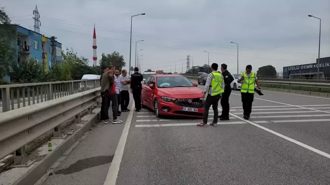 Samsun'da Otomobil Kazası: 1 Yaralı