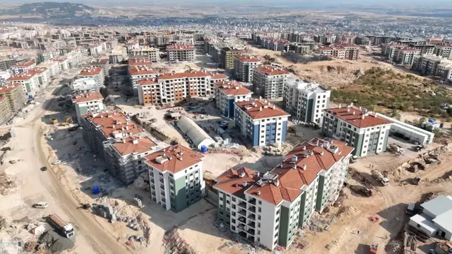 Adıyaman İndere'de Deprem Konutları İçin Yoğun Çalışma