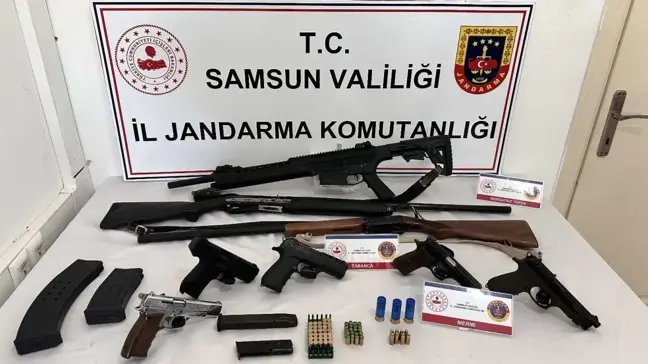 Samsun'da Silah Kaçakçılığı Operasyonu: 7 Gözaltı