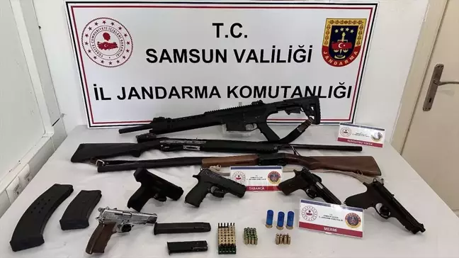 Samsun'da Kaçak Silah Ticareti Operasyonu: 7 Gözaltı