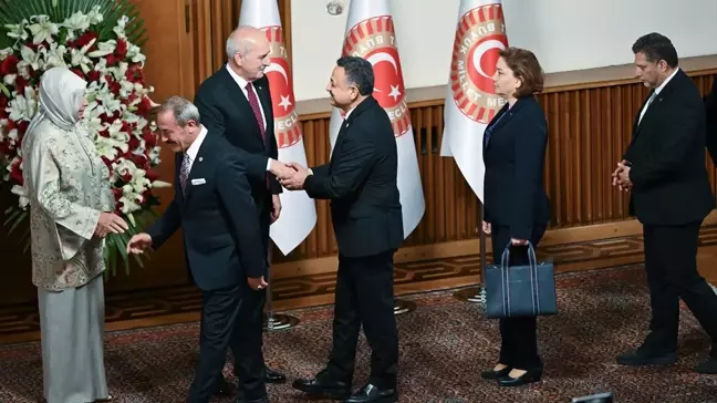 TBMM Başkanı Kurtulmuş, yeni yasama yılı dolayısıyla resepsiyon verdi