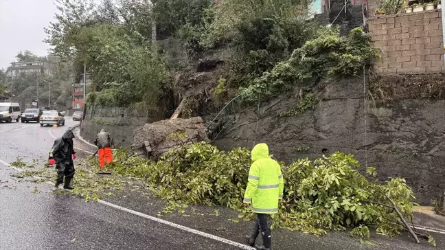 Zonguldak'ta Kuvvetli Yağışlar nedeniyle Evler Boşaltıldı