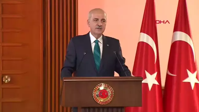 ANKARA TBMM Başkanı Numan Kurtulmuş, Meclis'te Kuzey Makedonya Meclis Başkanı Afrim Gashi ile görüştü