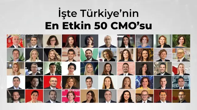 Türkiye'nin En Etkin 50 Pazarlama Yöneticisi Açıklandı