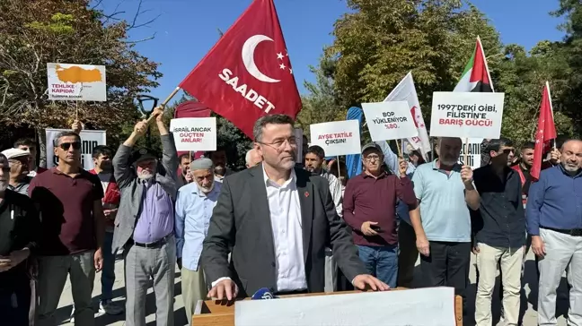 Burdur'da İsrail Saldırılarına Protesto