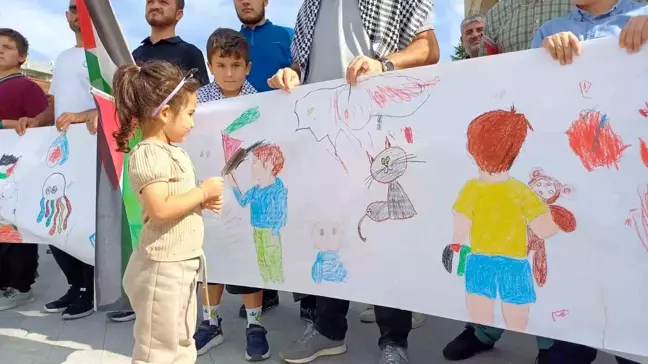 Düzce'de Gazze'ye Saldırılar Protesto Edildi