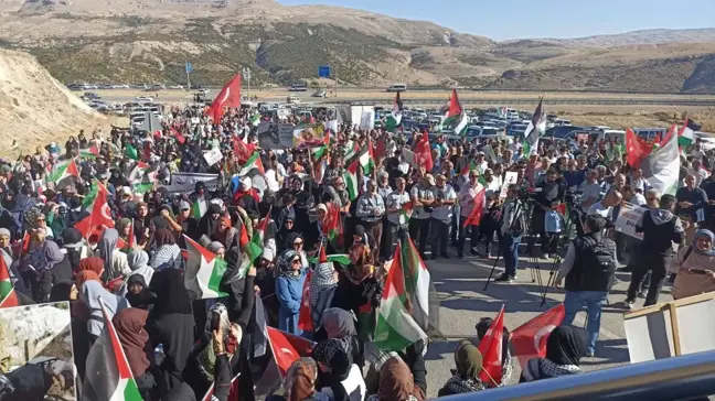 Malatya'da İsrail Protestosu: Filistin'e Destek Eylemi