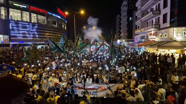 Diyarbakır'da Gazze Saldırılarına Protesto