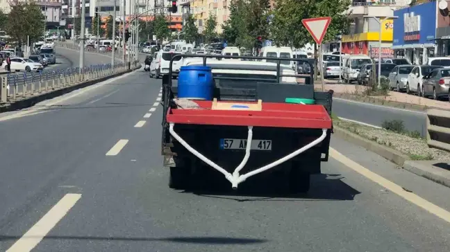 Zonguldak'ta Balıkçıdan Yaratıcı Sıhhi Tesisat Uygulaması