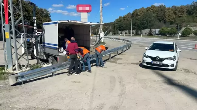 Samsun-Ankara Karayolu'nda Kazaları Önlemek İçin Önlemler Alındı