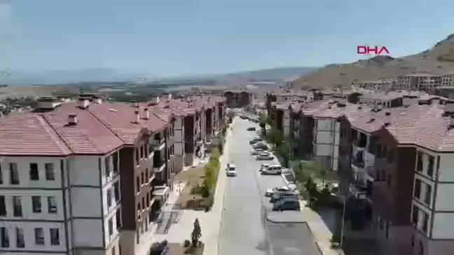 Malatya'da Deprem Sonrası Konut İnşaatları Devam Ediyor