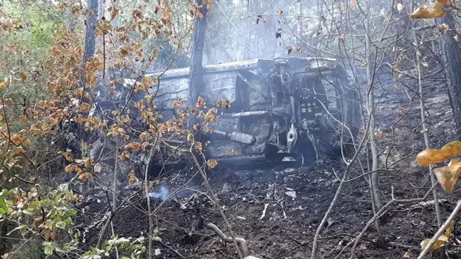 Bolu'da Uçuruma Yuvarlanan Otomobil Alev Aldı, İki Kişi Hayatını Kaybetti