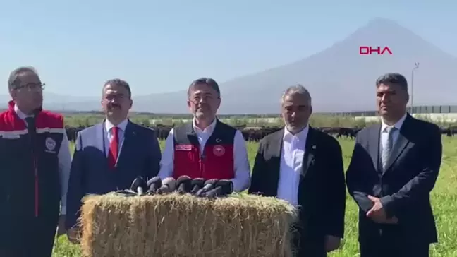 IĞDIR Bakan Yumaklı: Hayvancılıkta Üretimi Geliştirme Projesi ile kırmızı et ithalatını bitirmek istiyoruz