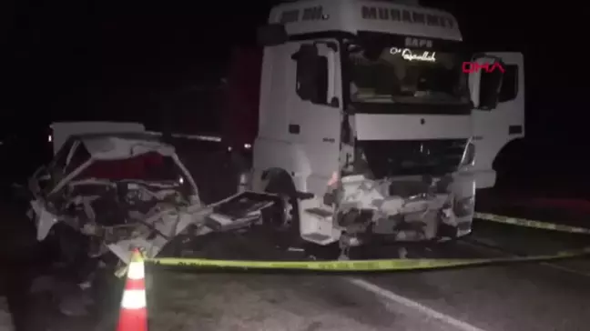 Konya'da TIR Kazasında Emekli Sürücü Hayatını Kaybetti