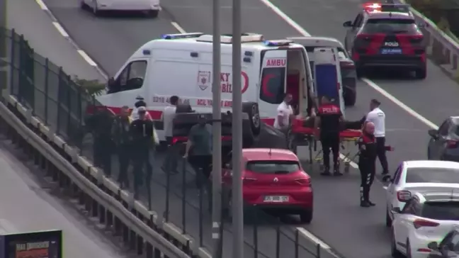 Şişli'de Otomobil Takla Attı, Trafik Yoğunluğu Oluştu