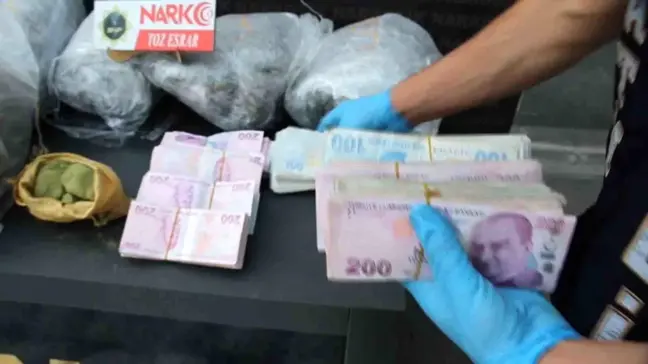 Batman'da Uyuşturucu Operasyonu: 57 Kilo Esrar ve 320 Bin Lira Ele Geçirildi