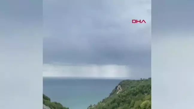 Amasra'da Denizde Hortum Oluştu