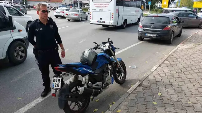 Samsun'da Motosiklet Kazası: 1 Yaralı