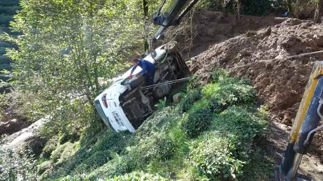 Rize'de Sağanak Sel ve Heyelanlara Neden Oldu