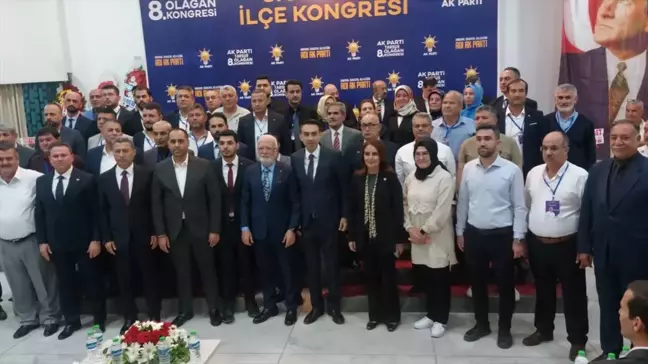 Abdurrahman Altınsucu, AK Parti Tarsus İlçe Başkanı olarak yeniden seçildi