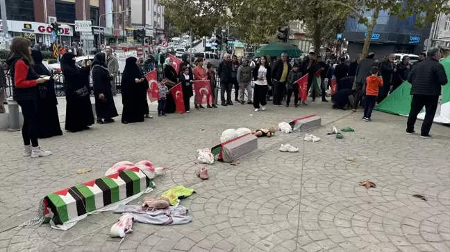 Tekirdağ'da İsrail Saldırıları Protesto Edildi