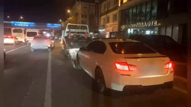 Kayseri'de Drift Yapan Sürücüye Ceza ve Araç Men Cezası