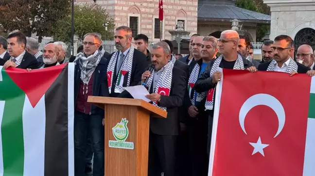 Adıyaman Dernekler Federasyonu, Gazze İçin Ayasofya'da Namaz Kıldı