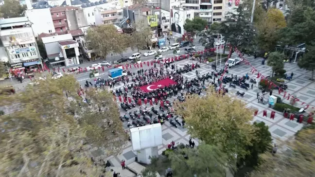 Bursa'da Cumhuriyet Bayramı İçin Motosiklet Korteji Düzenlendi