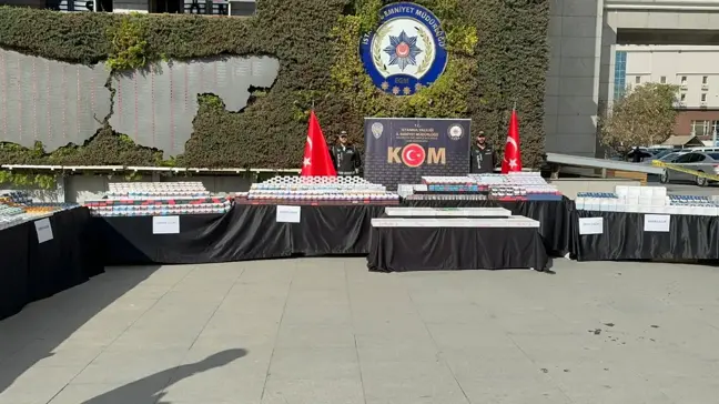 İstanbul'da Yasadışı İlaç Operasyonu: 200 Milyon Lira Değerinde İlaç Ele Geçirildi