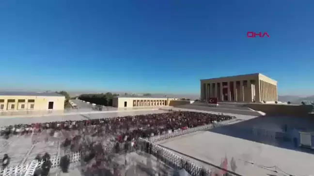 29 Ekim Cumhuriyet Bayramı'nda Anıtkabir'i 745 bin kişi ziyaret etti