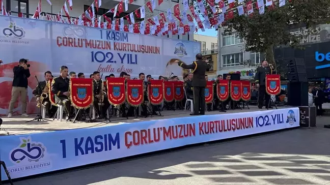 Çorlu'nun Düşman İşgalinden Kurtuluşu 102. Yıl Dönümünde Kutlandı