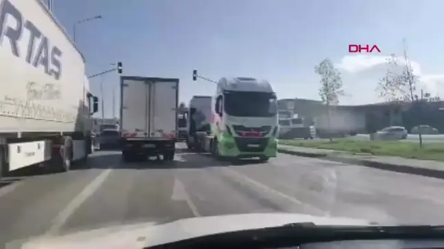 Samsun'da TIR'ların Ters Yolda İlerleyişi Tedirginlik Yarattı