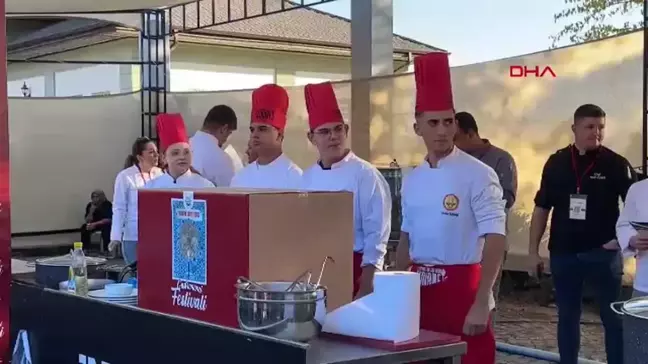 Edirne Gastronomi Festivali'nde Liseler Arası Ciğer Sarma Yarışması