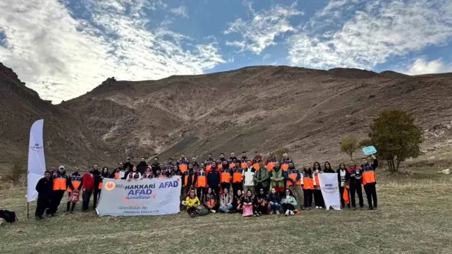 Hakkari'de Destek AFAD Gönüllüleri Buluşma Etkinliği Düzenlendi