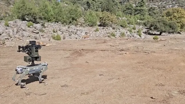 Türk savunma sanayisi silahlı robot köpekleri göreve hazırlıyor