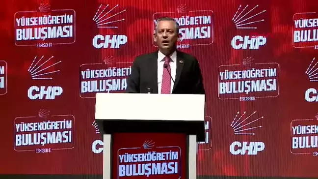 ESKİŞEHİR CHP Genel Başkanı Özel, 'Bilim ve Demokrasi Işığında Yükseköğretimi Yeniden Düşünmek' başlıklı eğitim zirvesinde konuştu